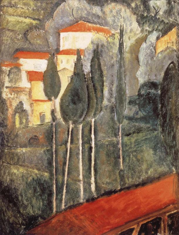 Amedeo Modigliani Landscape in the midi China oil painting art